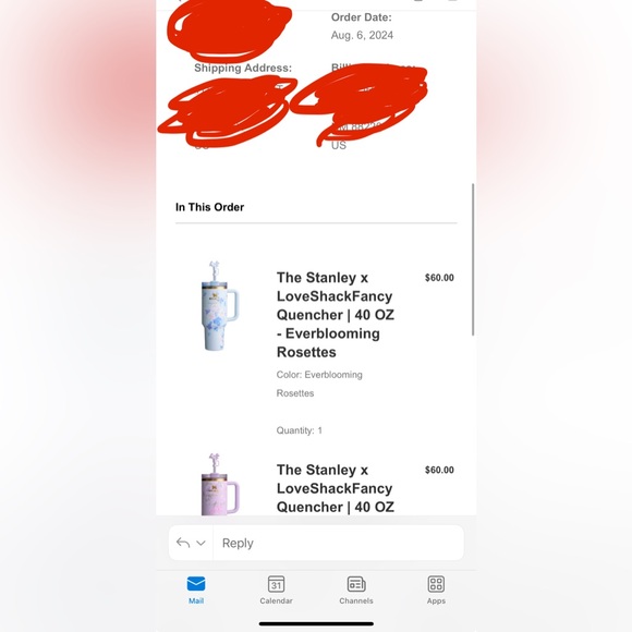 BRAND NEW Stanley x love shack fancy - Picture 7 of 9